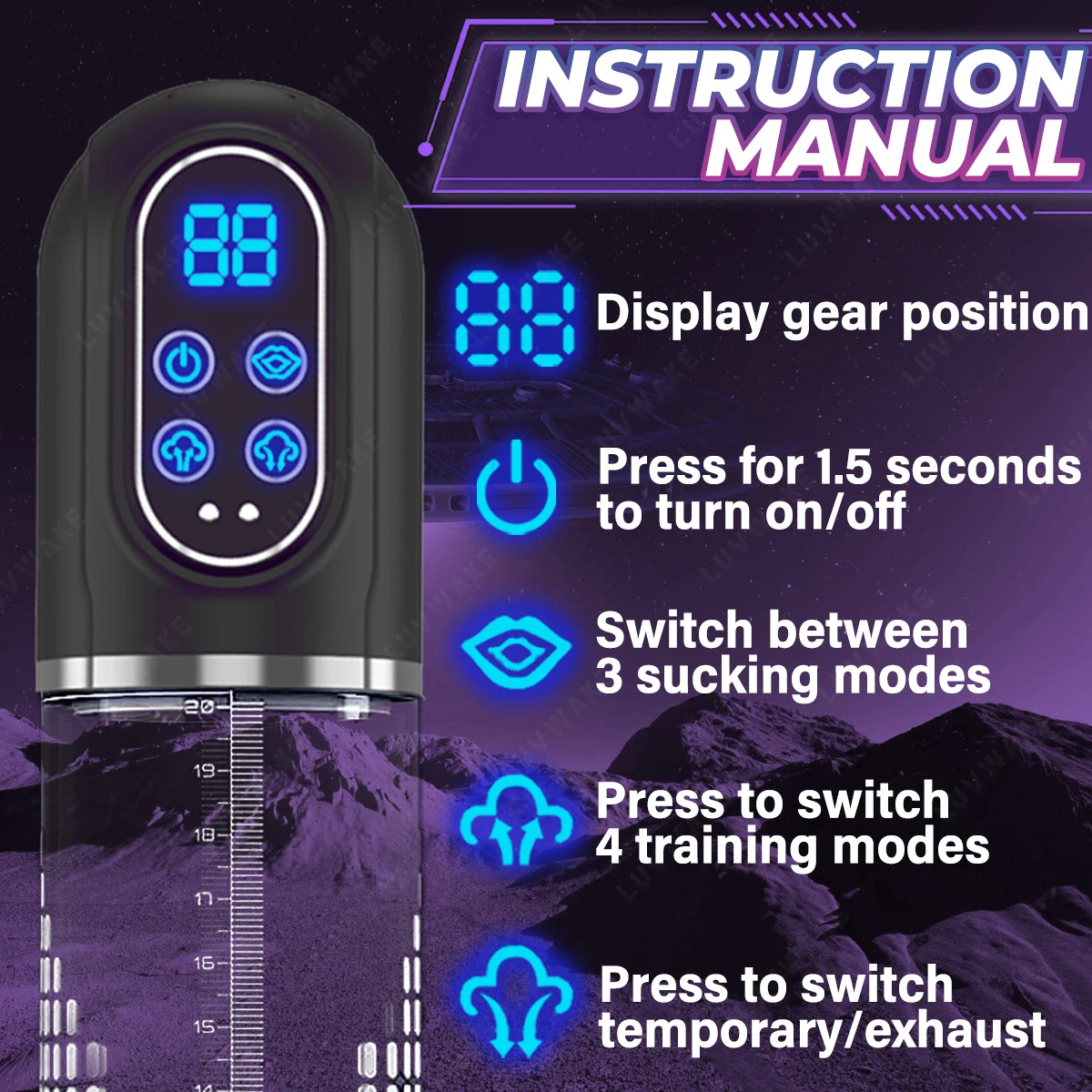 Electric Penis Pump IPX7 Waterproof Adult Sex Toys Dick Enlarger for Men Erection Penis Enlargement Masturbator Sex Toys for Men Electric Penis Pump IPX7 Waterproof Adult Sex Toys Dick Enlarger for Men Erection Penis Enlargement Masturbator Sex Toys for Men