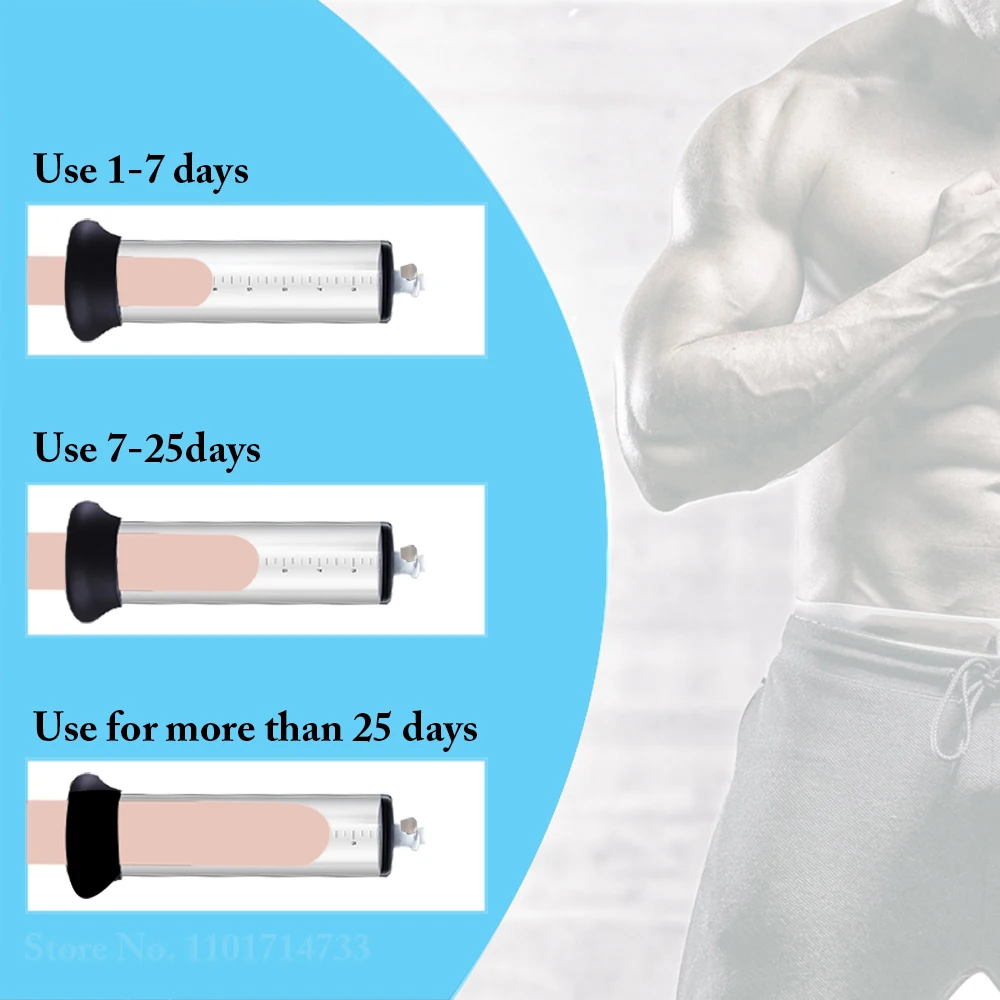 Electric Acrylic Penis Pump Vacuum Pump For Penis Male Penis Enlargement Pump Penile Training Extender Cock Dick Pump For Men