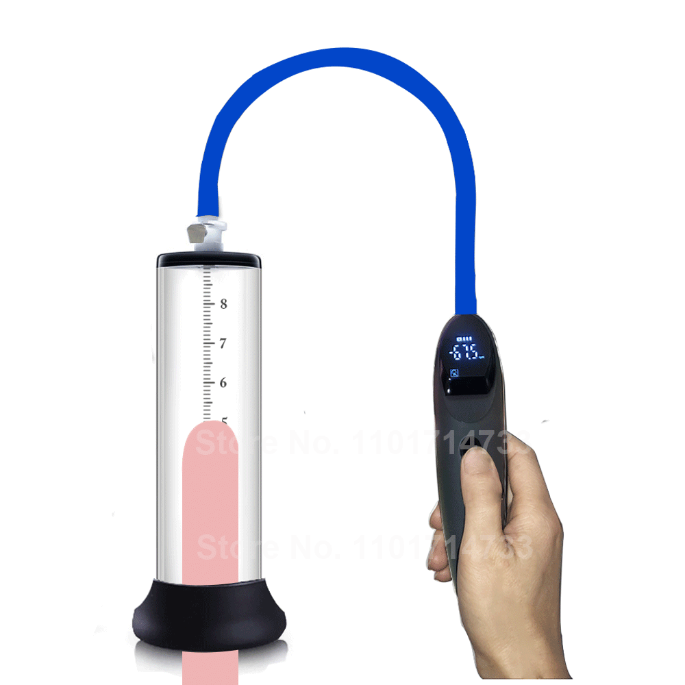 Electric Acrylic Penis Pump Vacuum Pump For Penis Male Penis Enlargement Pump Penile Training Extender Cock Dick Pump For Men