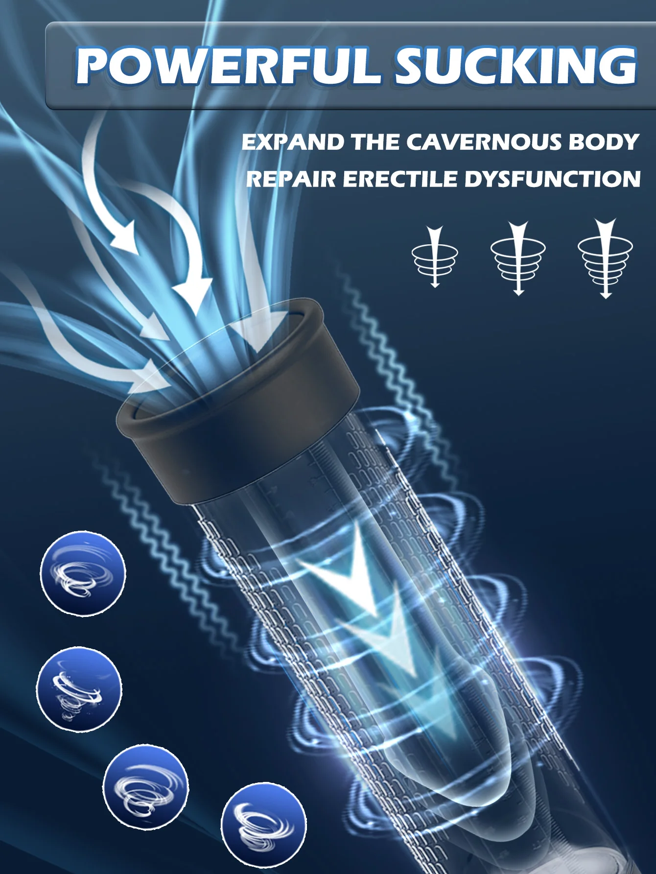 Electric Penis Pump Sex Toys for Men Penis Extension Automatic IPX7 Penis Water Pump Penis Enlargement Dick Erection Penis Train