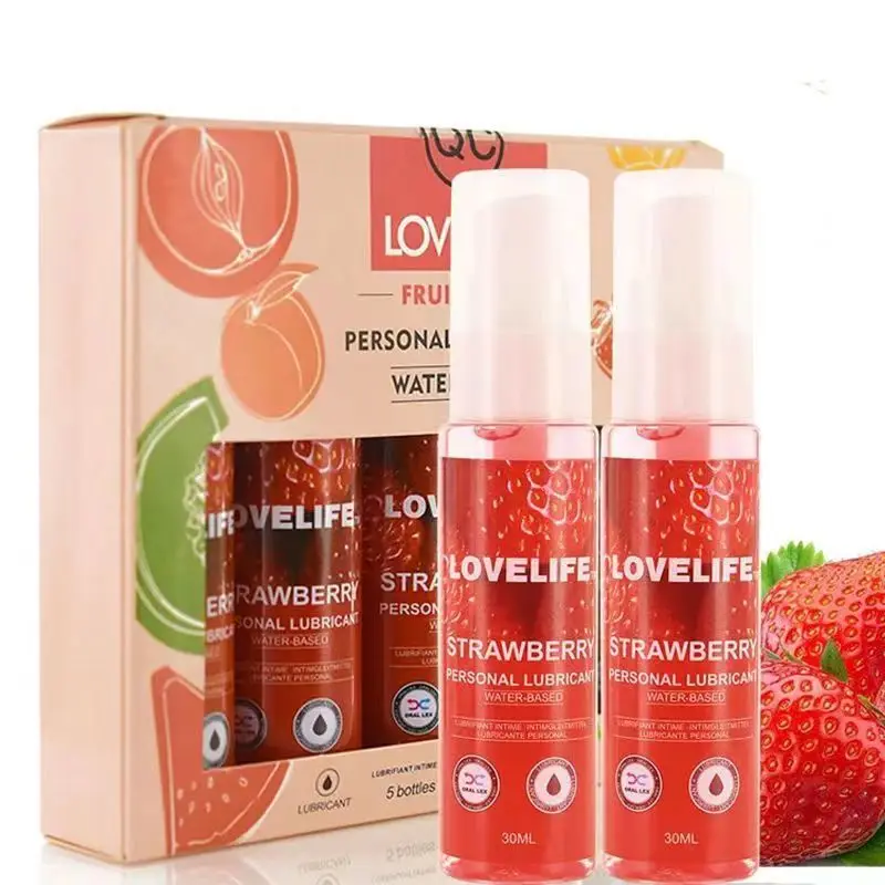 2 Pcs Lubricant 30ml Water-based Strawberry/lemon/mint Flavor Oil Vaginal Anal Gel Adults Product Oral Lube 2 Pcs Lubricant 30ml Water-based Strawberry/lemon/mint Flavor Oil Vaginal Anal Gel Adults Product Oral Lube