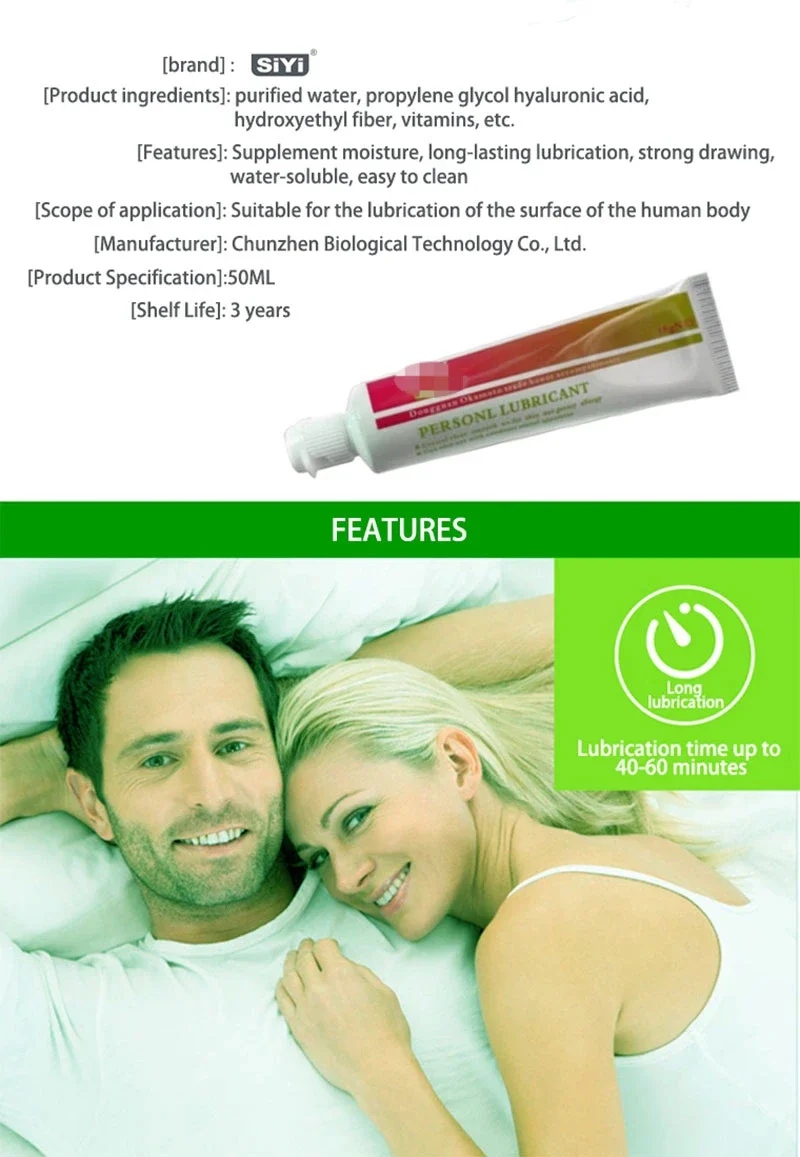 1 PCS 50ML Peach/Strawberry/Apple/Cherry/Lychee Edible Flavor Water Based Lubricant Sex Anal Oral Gel Sex Lube for Couple Adult
