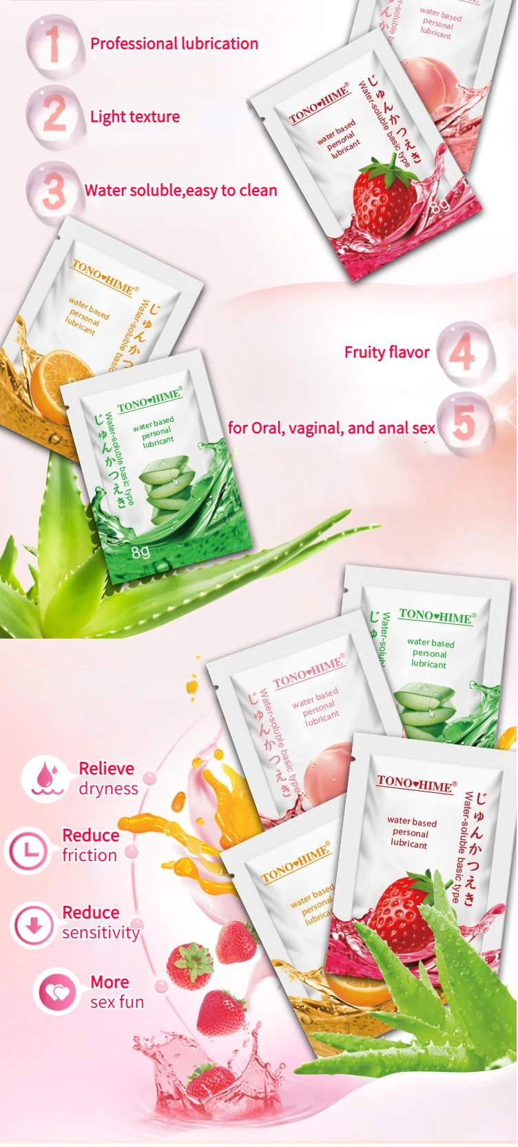 10PCS Oral Sex Fruit Strawberry Orange Peach Flavor Lubricant for Adult Couple Vaginal Anal Sex Water-soluble Lubricant Sex Toys 10PCS Oral Sex Fruit Strawberry Orange Peach Flavor Lubricant for Adult Couple Vaginal Anal Sex Water-soluble Lubricant Sex Toys