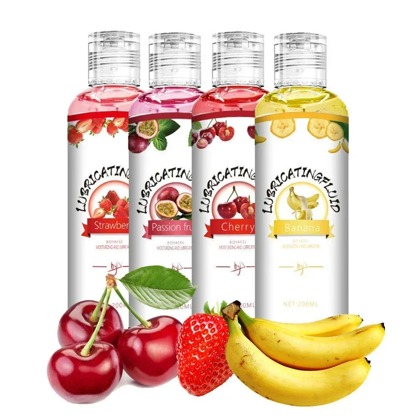 Sex Lubricant Fruit Flavor Sex Gel Anal Sexual Personal Lube Oil Oral Natural Feeling Lubricants for Adult Products 18+ Sex Toys