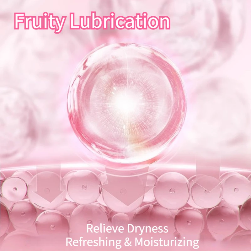 Xylitol Fruity Flavor Lubricant Oil 600/200ml Edible Lubricant for Oral Sex Water-Base Lubricant Anal Vagina Sex Orgasm Lube Gel