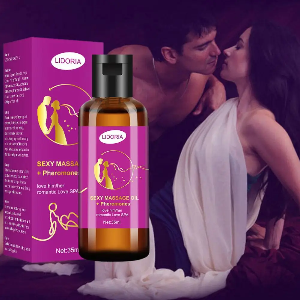 Sexy Men Women Massage Essential Oil SPA Natural Pheromone Attraction Romantic Relax Moisturizing Enhance Stress Skin Care 35ml