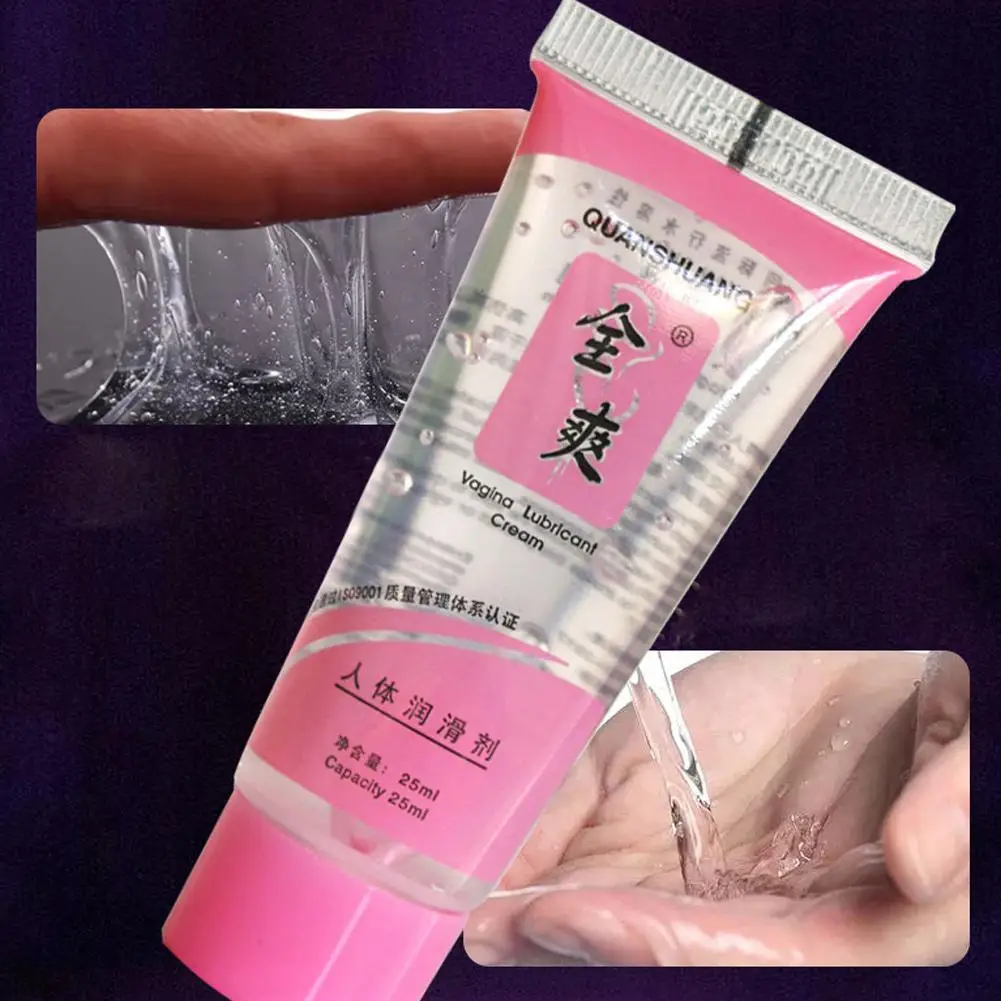 25ML Lubricating Gel Lubricant Adult Vagina Tighten Orgasm Gel Professional Sex Lubricant Anesthesia Anti-Pain Aphrodisiac