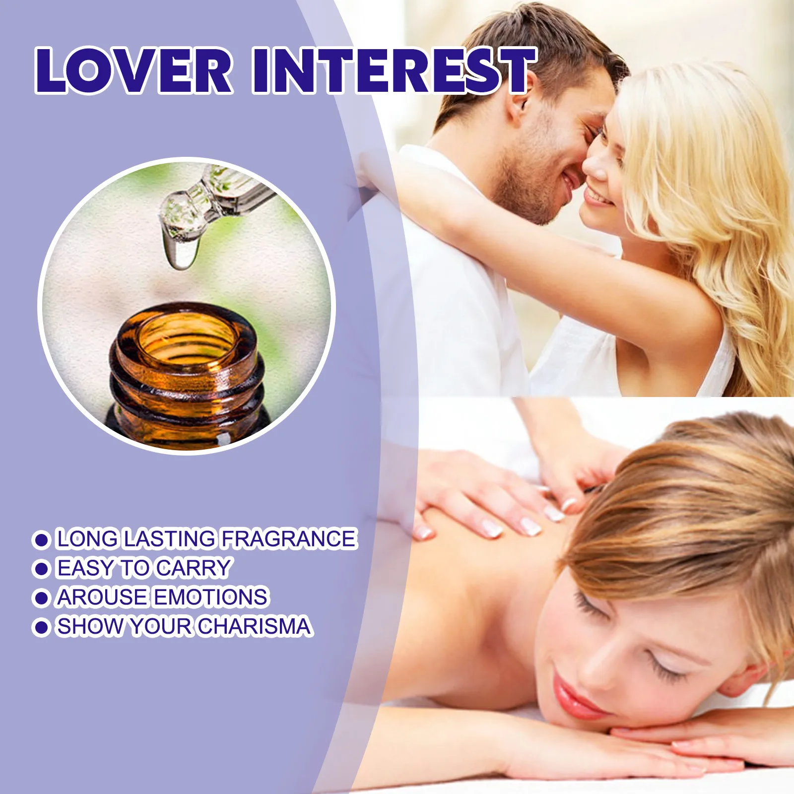 30ml Massage Oil Seduces Men And Women Sweet Perfume Long Lasting Pheromones Perfume Aphrodisiacs, Gift For Men And Women