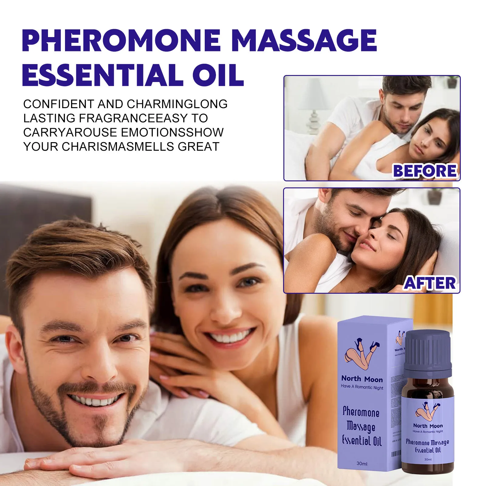 30ml Massage Oil Seduces Men And Women Sweet Perfume Long Lasting Pheromones Perfume Aphrodisiacs, Gift For Men And Women