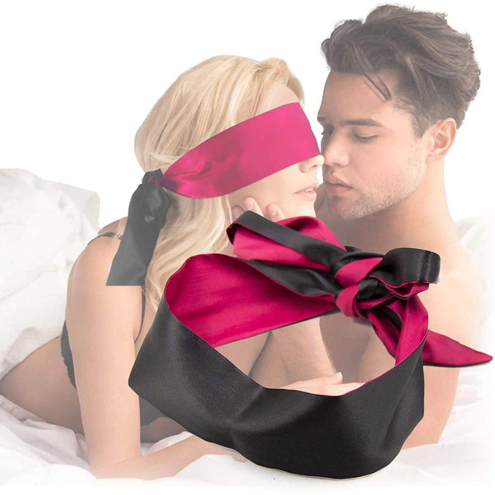 Sexy Lace Eye Mask  Self Bondage Blindfold Handcuff Restraint Flogger Whip Costume Ecstasy Silk Satin Shade Cover Band Ribbon SM
