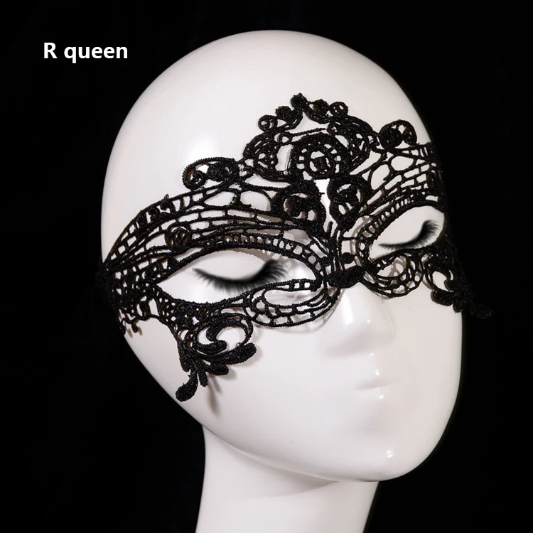 Samox Sexy Mask Blinder Blindfold Erotic Fetish Bdsm Slave Restraint Adult Game Sex Toy Product For Women Lady Black Lace Mask