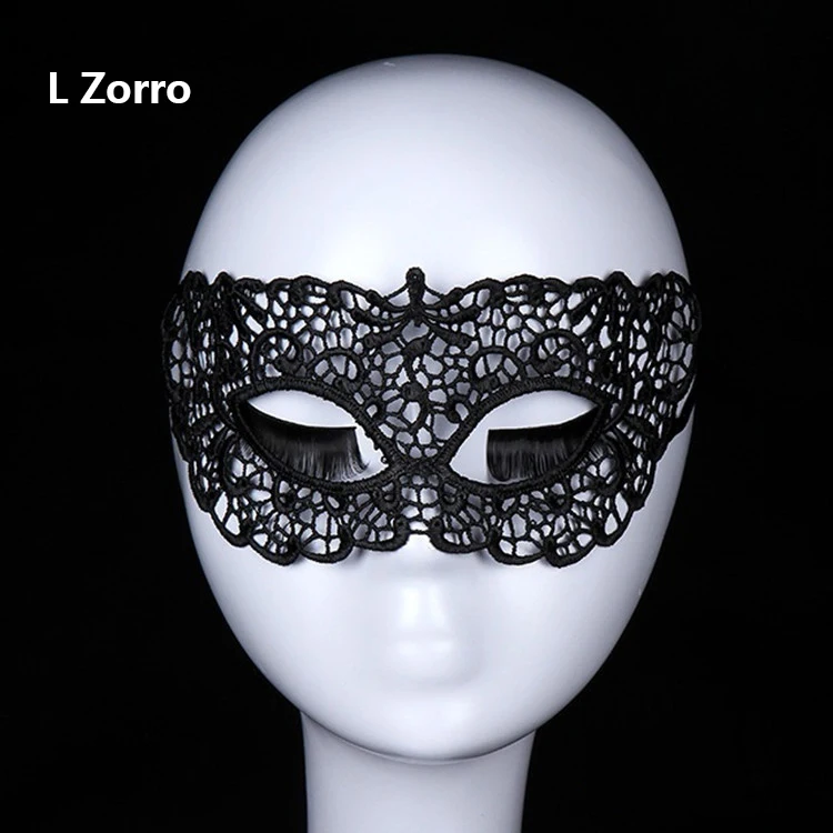 Samox Sexy Mask Blinder Blindfold Erotic Fetish Bdsm Slave Restraint Adult Game Sex Toy Product For Women Lady Black Lace Mask