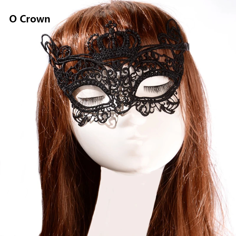 Samox Sexy Mask Blinder Blindfold Erotic Fetish Bdsm Slave Restraint Adult Game Sex Toy Product For Women Lady Black Lace Mask