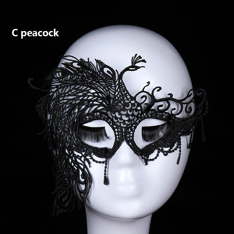Samox Sexy Mask Blinder Blindfold Erotic Fetish Bdsm Slave Restraint Adult Game Sex Toy Product For Women Lady Black Lace Mask