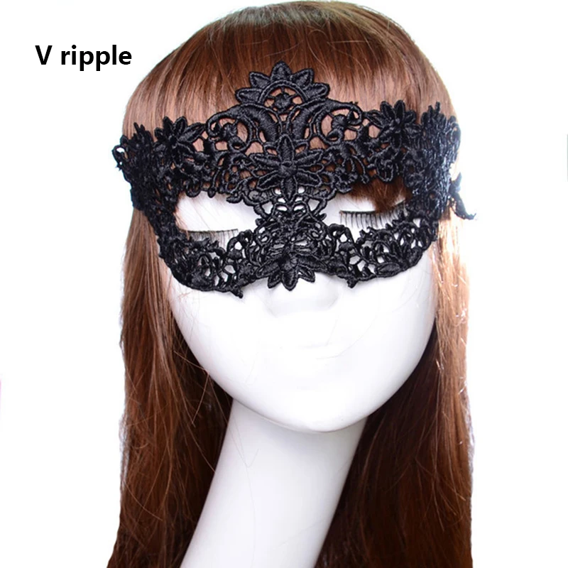 Samox Sexy Mask Blinder Blindfold Erotic Fetish Bdsm Slave Restraint Adult Game Sex Toy Product For Women Lady Black Lace Mask