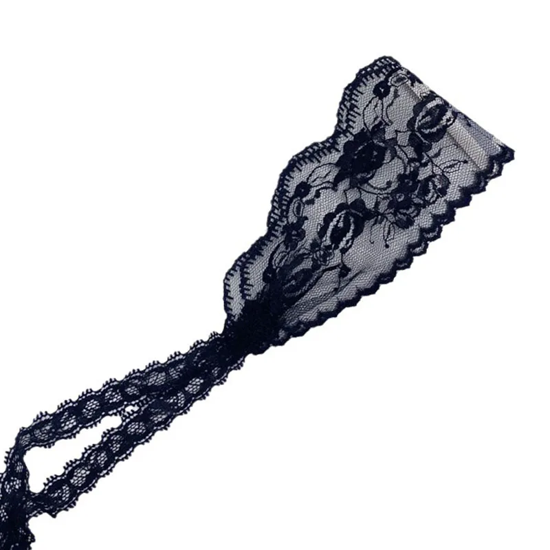 1pcs Lace Eye Mask For Women White Black Hollow-out Patch Blindfolds Adjustable Cosplay Prom Party Props Masks Game Mask