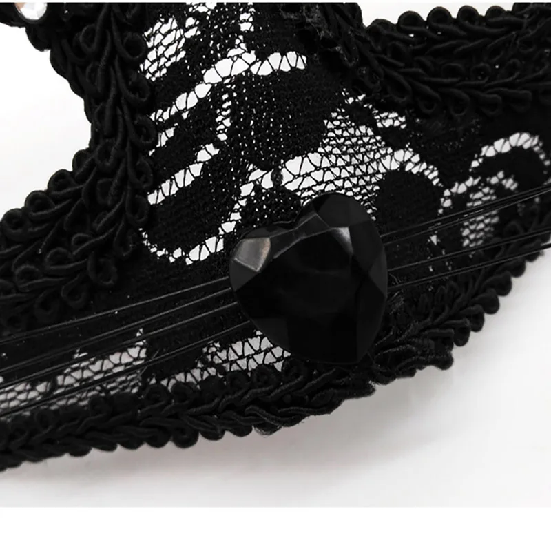 Halloween Cosplay Sexy Fox Mask Lace Eye Mask Animal Mask Half Face Women Sexy Cat Mask For Couple Masquerade Ball Party Game
