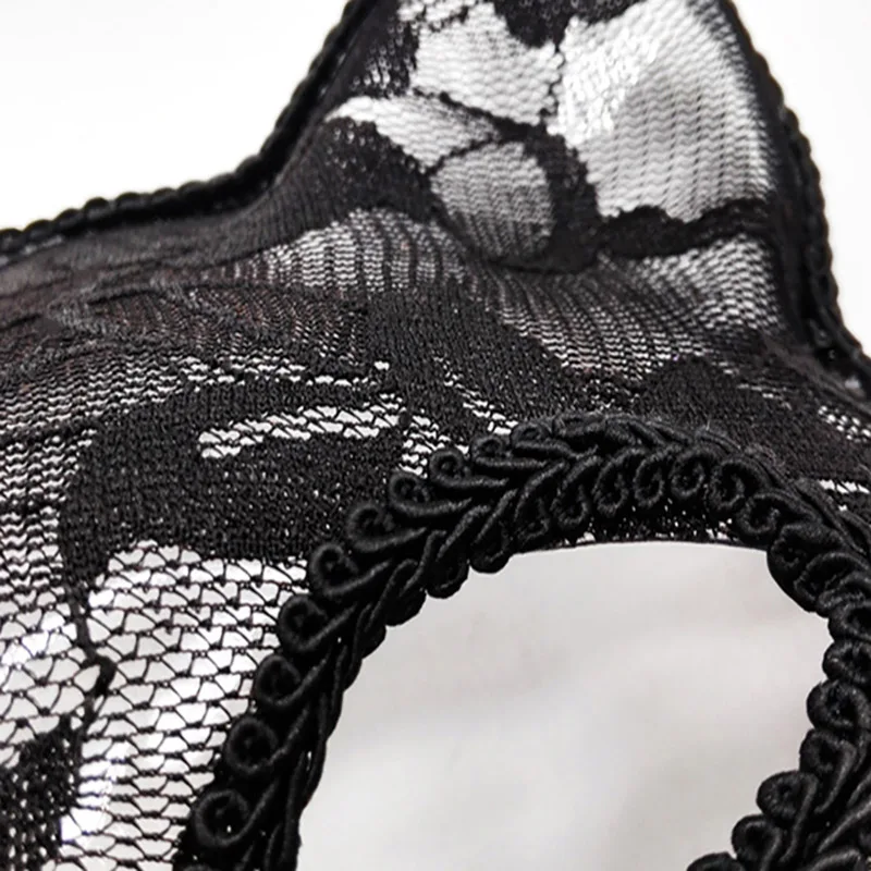 Halloween Cosplay Sexy Fox Mask Lace Eye Mask Animal Mask Half Face Women Sexy Cat Mask For Couple Masquerade Ball Party Game
