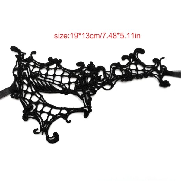 Sexy  Lace Eye Masks Halloween Eye Mask Women  Party Favor Masquerade Mask Half Face Death Dress Up Accessories