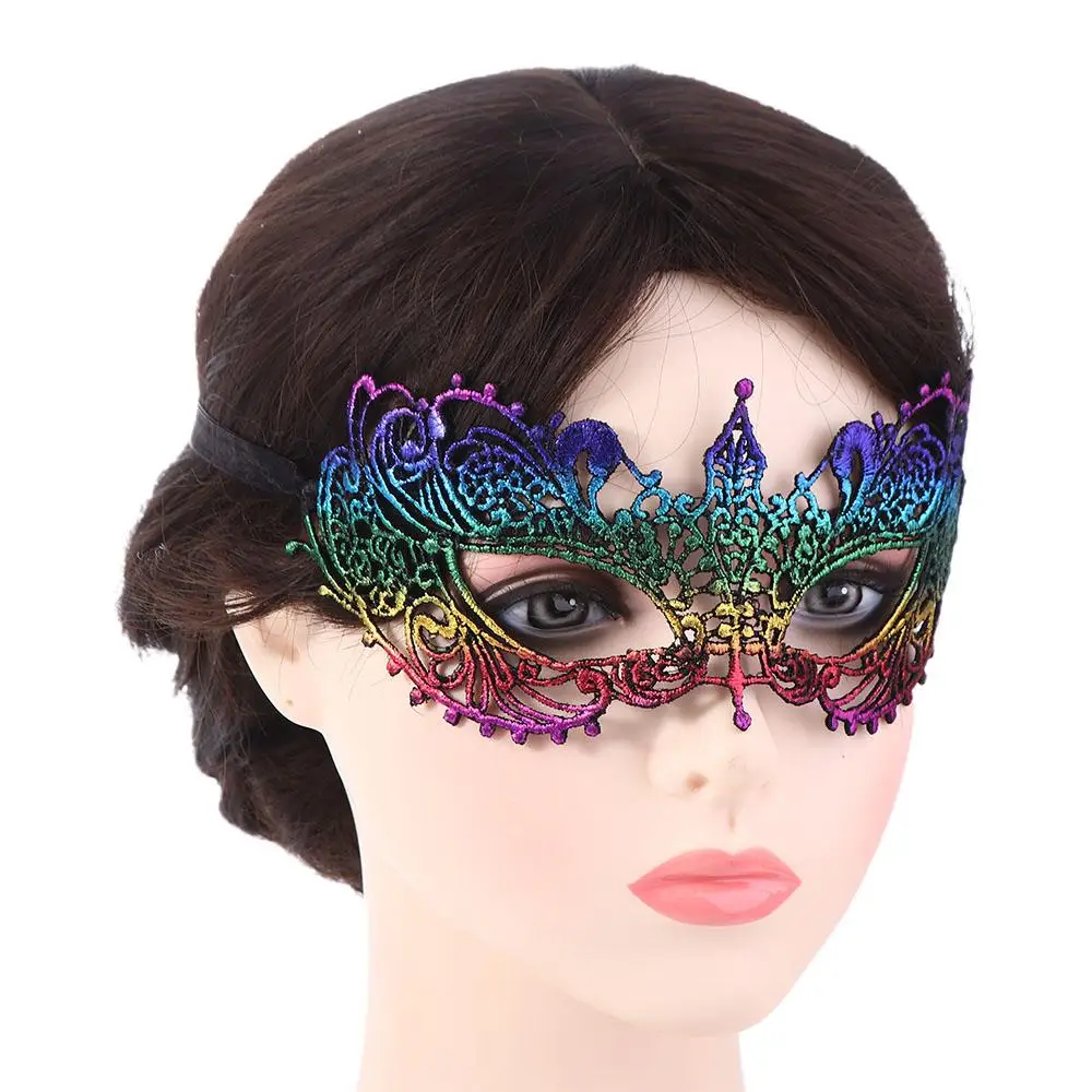 Hollow Lace Masquerade For Women Girl Half-face Mask Princess Makeup Party Cosplay Prom Props Costume Nightclub Queen Eye Mask