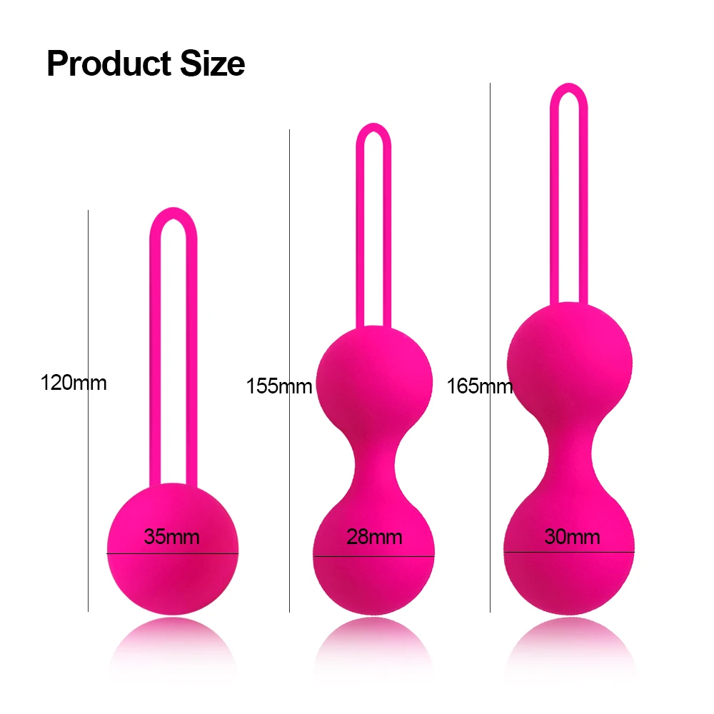 Beads Vaginal Ball Sex Toys for Women Silicone Smart Geisha Kegel Ball Simulator Vagina Chinese Ben Wa Ball Tightening Exerciser
