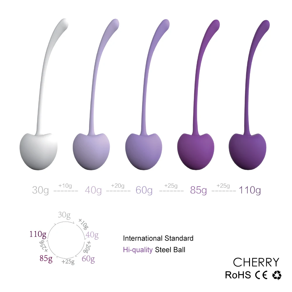 5pcs/set Smart Kegel Balls Vaginal Tighting Exercise Kit Cherry Bolas Chinas Vaginal Ben Wa Balls Vibrators Sex Toys For Woman 5pcs/set Smart Kegel Balls Vaginal Tighting Exercise Kit Cherry Bolas Chinas Vaginal Ben Wa Balls Vibrators Sex Toys For Woman