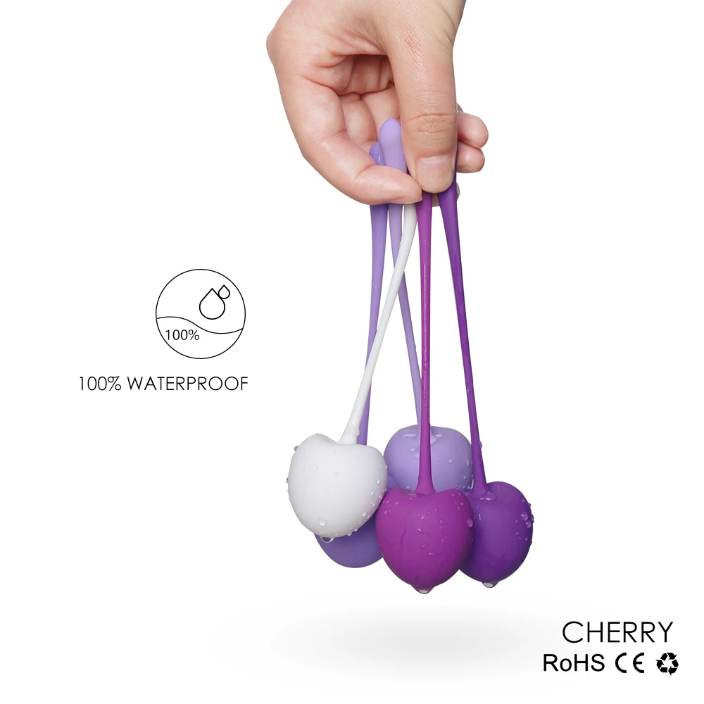 5pcs/set Smart Kegel Balls Vaginal Tighting Exercise Kit Cherry Bolas Chinas Vaginal Ben Wa Balls Vibrators Sex Toys For Woman 5pcs/set Smart Kegel Balls Vaginal Tighting Exercise Kit Cherry Bolas Chinas Vaginal Ben Wa Balls Vibrators Sex Toys For Woman
