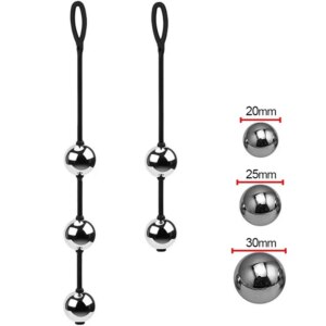 Geisha Ball Vaginal Kegel Ben Wa Egg Metal Anal Beads Vagina Tighten Exercise Anus Plug Women Sex Toy