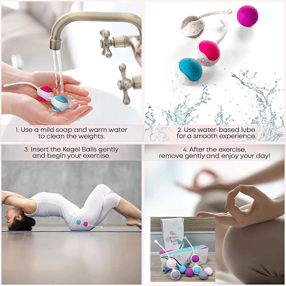 kegel trainer for women Vagina Tighten Exercise Geisha Ball Soft Silicone Kegel Balls Ben Wa Ball Pelvic Floor Muscle simulator kegel trainer for women Vagina Tighten Exercise Geisha Ball Soft Silicone Kegel Balls Ben Wa Ball Pelvic Floor Muscle simulator