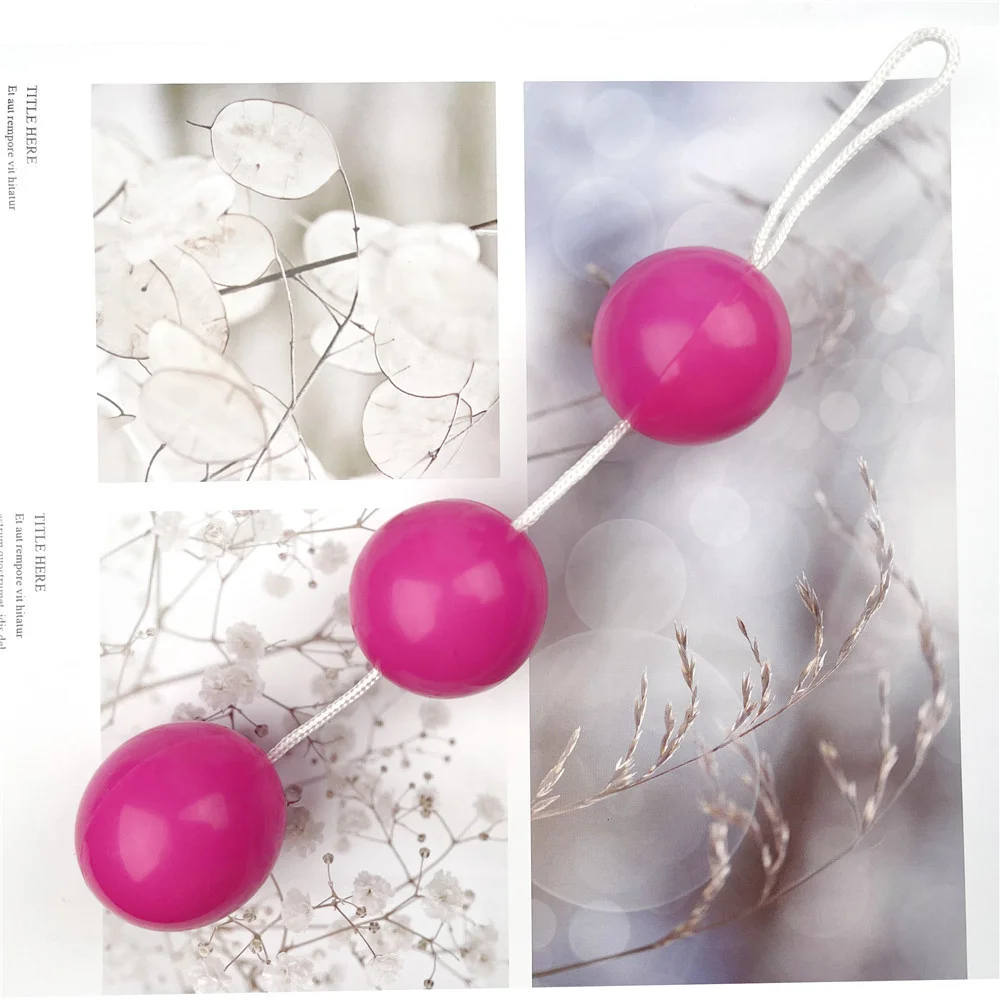 Beads Vaginal Ball Sex Toys for Women Silicone Smart Geisha Kegel Ball Simulator Vagina Chinese Ben Wa Ball Tightening Exerciser