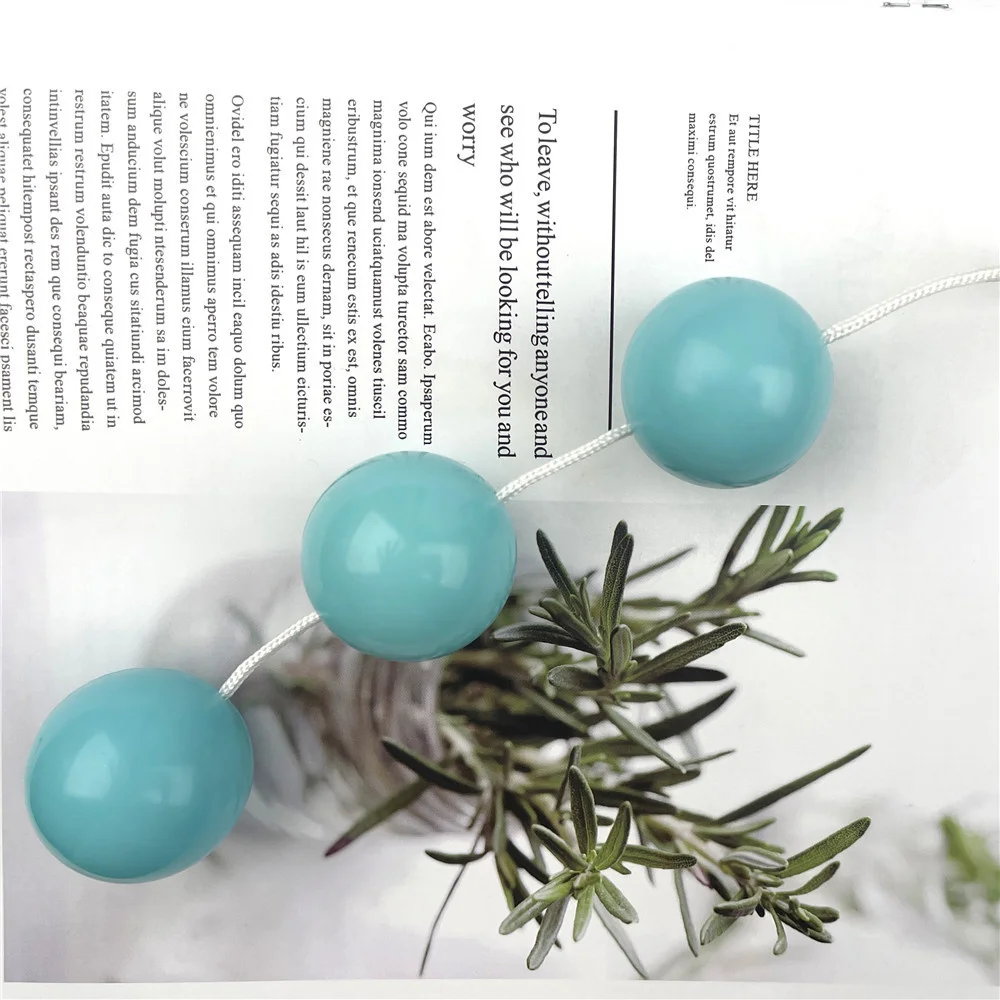 Beads Vaginal Ball Sex Toys for Women Silicone Smart Geisha Kegel Ball Simulator Vagina Chinese Ben Wa Ball Tightening Exerciser