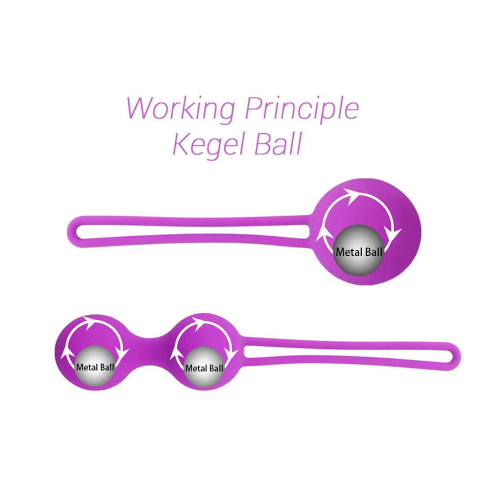 Tighten Ben Wa Vagina Muscle Trainer Kegel Ball Egg Intimate Silicone Smart Kegel Balls Vaginal Chinese Balls Sex Toys For Adult