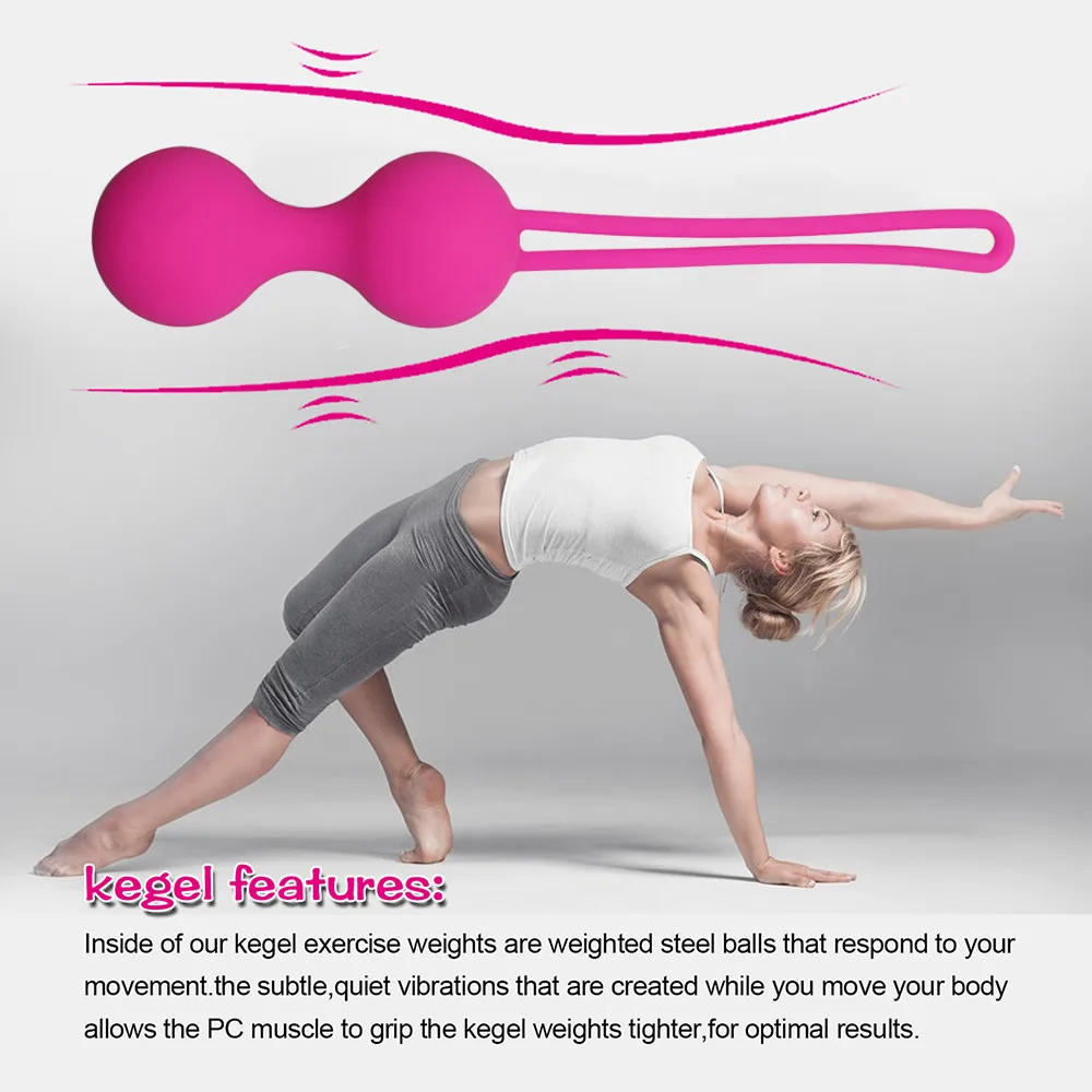 Vaginal balls Sex Toys for Women Vagina Tighten Exercise Chinese Kegel Balls Vibrator Ben Wa Geisha Pelvic Muscle Balls Trainer