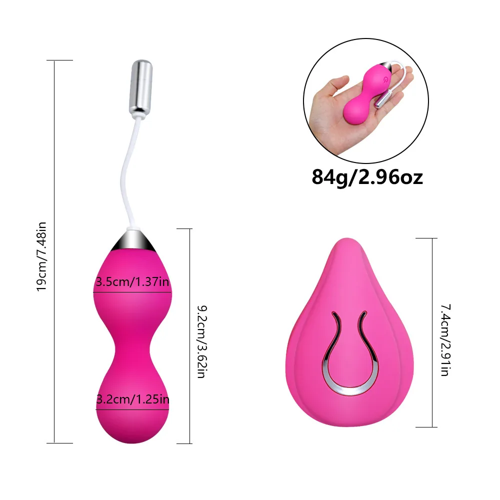 Vaginal balls Sex Toys for Women Vagina Tighten Exercise Chinese Kegel Balls Vibrator Ben Wa Geisha Pelvic Muscle Balls Trainer