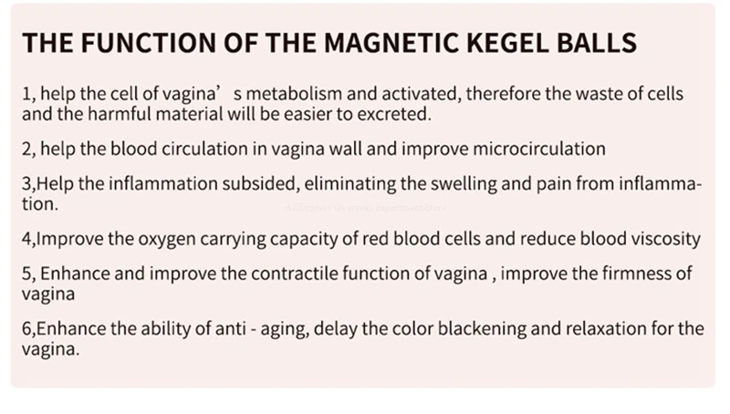 Medical Silicone Kegel Balls Exercise Tightening Device Balls Safe Ben Wa Ball for Women Vaginal massager Adult toy No Vibrator