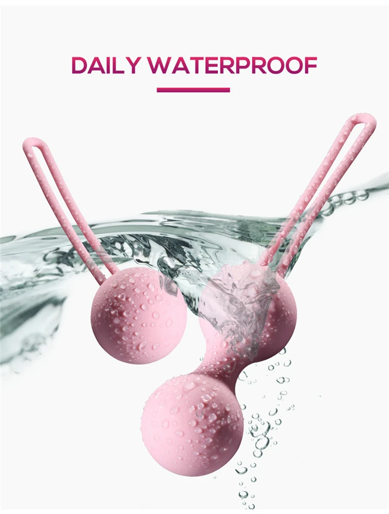Medical Silicone Kegel Balls Exercise Tightening Device Balls Safe Ben Wa Ball for Women Vaginal massager Adult toy No Vibrator