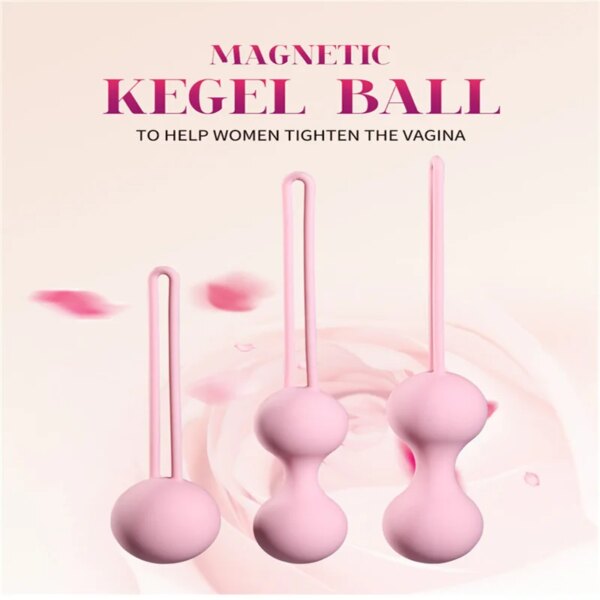 Medical Silicone Kegel Balls Exercise Tightening Device Balls Safe Ben Wa Ball for Women Vaginal massager Adult toy No Vibrator