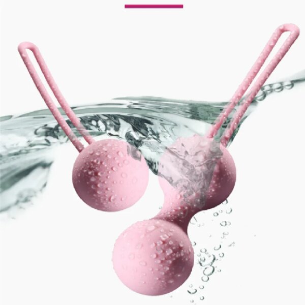 Medical Silicone Kegel Balls Exercise Tightening Device Balls Safe Ben Wa Ball for Women Vaginal massager Adult toy No Vibrator