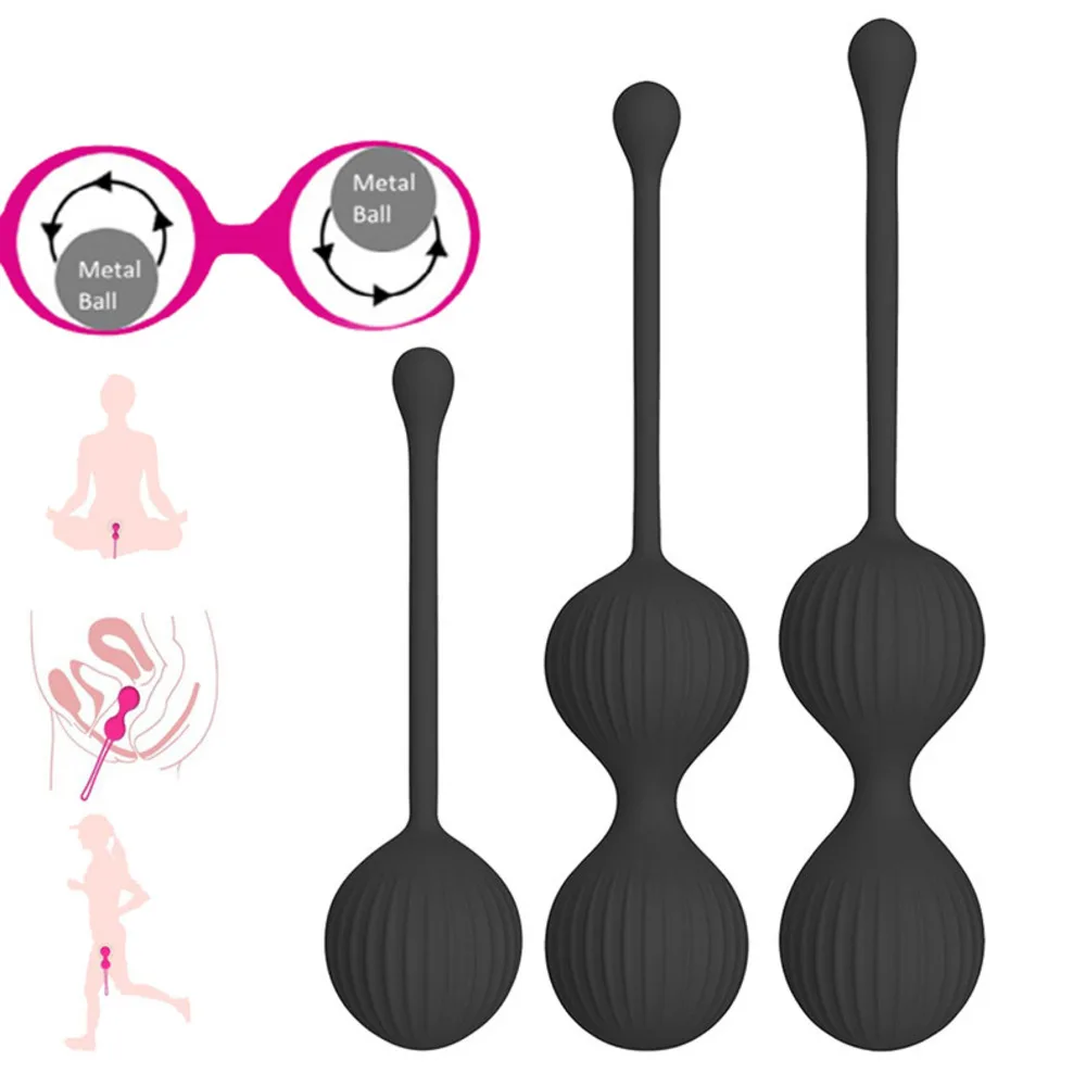 Safe Silicone Smart Ball Vibrator Kegel Ball Ben Wa Ball Vagina Tighten Exercise Machine Sex Toy for Women Vaginal Geisha Ball