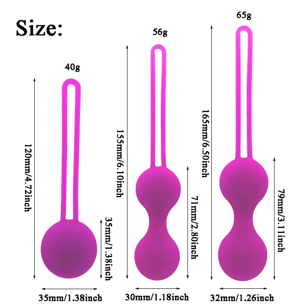 Safe Silicone Smart Ball Vibrator Kegel Ball Ben Wa Ball Vagina Tighten Exercise Machine Sex Toy for Women Vaginal Geisha Ball