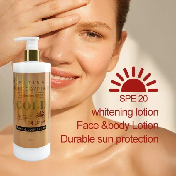 500ml Glutamate Body Cream Vitamin VC Moisturizing Lotion Skin Whitening Nicotinamide Removing Wrinkles Body Lotion