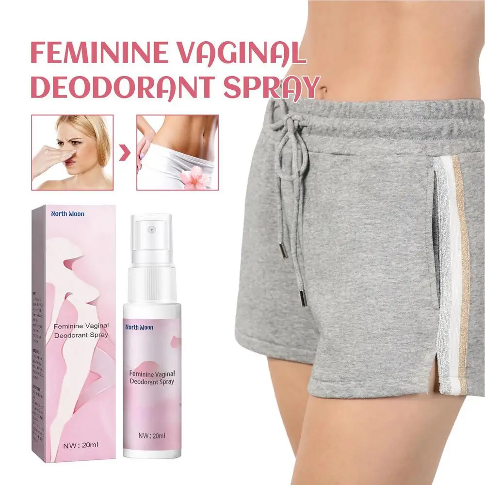 Natural Plant Women Private Parts Spray Reduce Odor Moisturizing Vaginal Care Intimate Part Feminine Vaginal Deodorant Spray