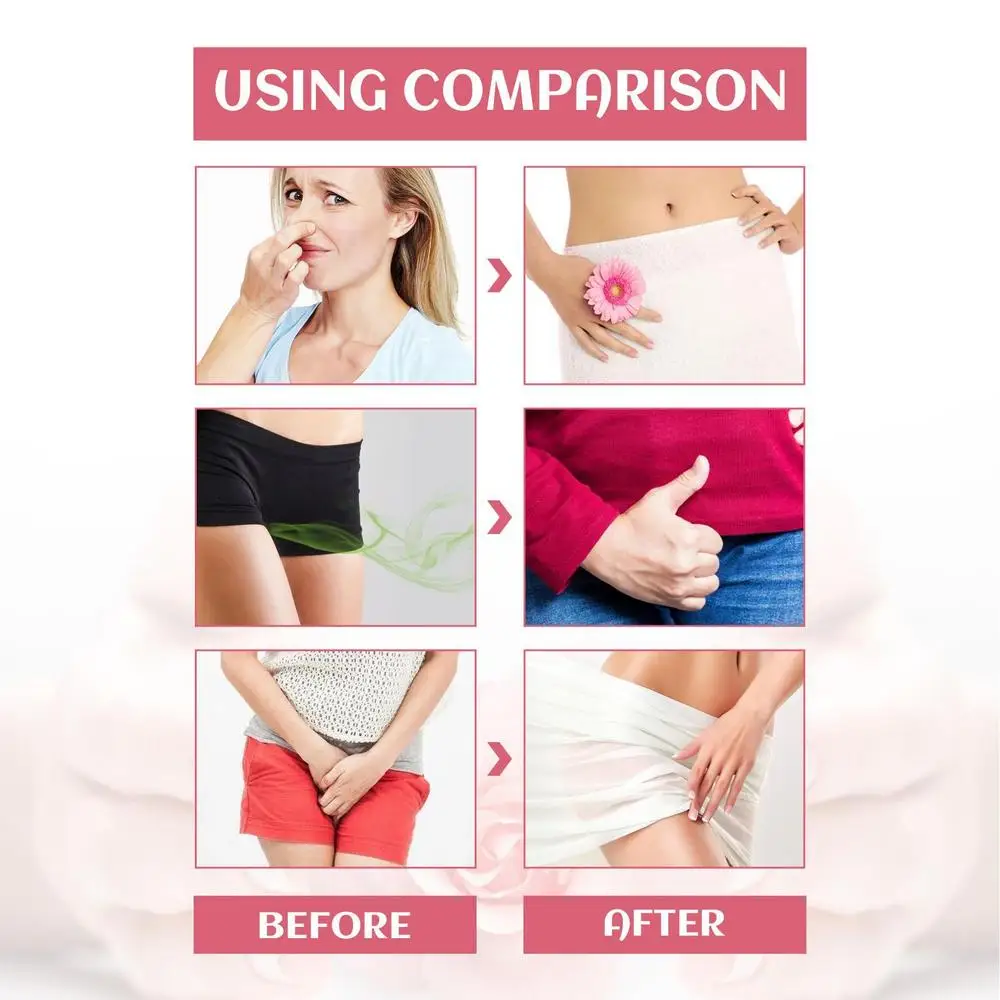 Natural Plant Women Private Parts Spray Reduce Odor Moisturizing Vaginal Care Intimate Part Feminine Vaginal Deodorant Spray