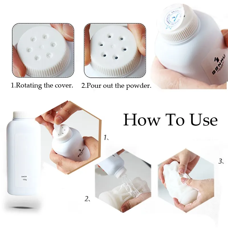 Protection For Vibrators 100g Sex Toys Care Talcum Powder Masturbators Cleaner Dry Clean Powder For Latex Silicone Products