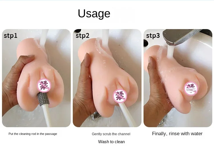 Cleaning Stick Male Masturbator Deep Cleaning Rod Reusabl for sex toys Masturbation Cup for Adults sex shop 18+