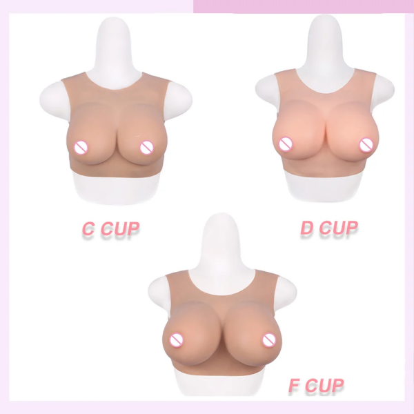 Silicone Breasts Cosplay Chest Suit Breast Forms Fake Boobs for Transgender Dragqueen Crossdresser CDF Cup Big Tits