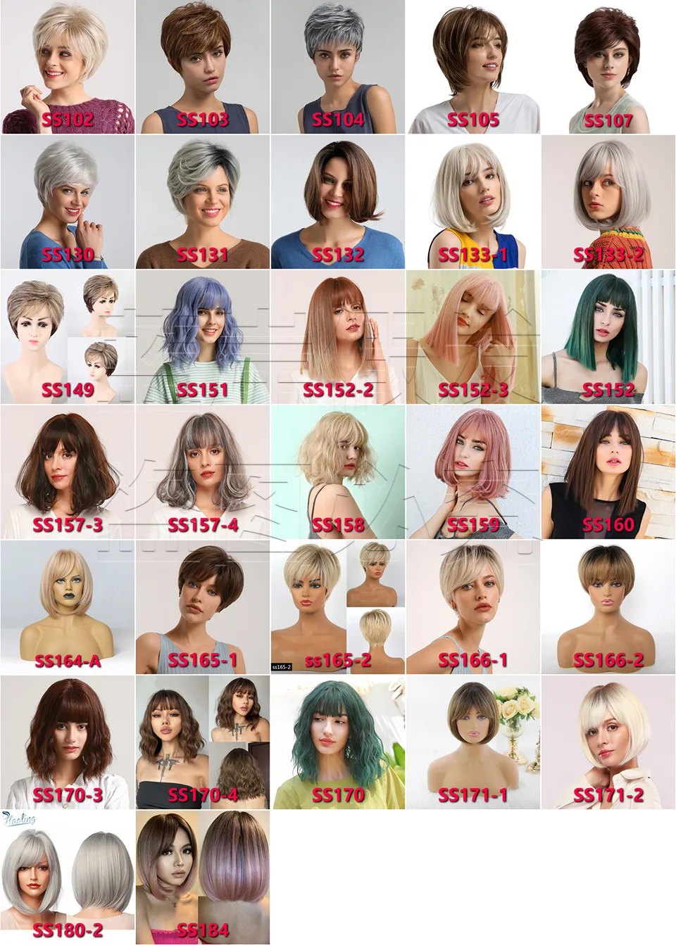 European and American White Style Amazon Cross-border Export Special Air Bangs Gradient Gold Wavy Long Curly Hair Wig