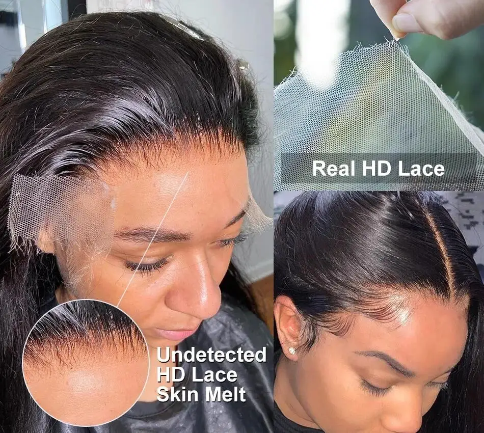 HD Transparent 13x4 13x6 Body Wave Lace Front Wig Pre Plucked 360 Lace Frontal Wig Human Hair Wigs For Women 5x5 Wig 200 Density