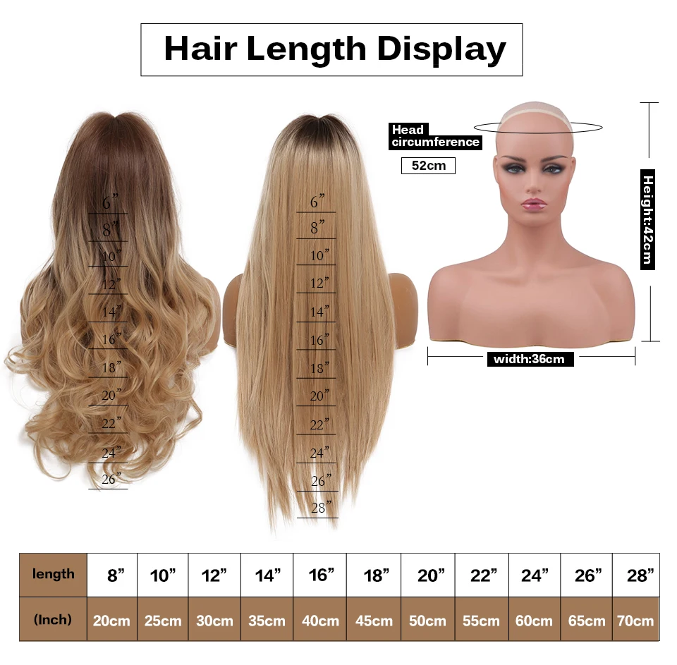 Black Long Wavy Synthetic Wigs Middle Part Natural Wave Wig Heat Resistant Cosplay Party Daily Hair Wig for Women and Girls