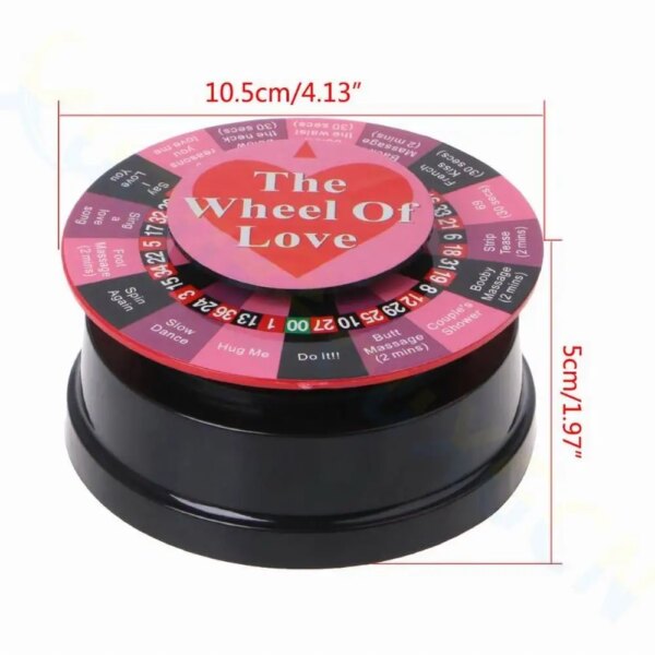 Couples Fun Romantic Automatic Electric Turntable SM Table Game Adults Sex Toy Dare Game for Adult Couples Challenging Board